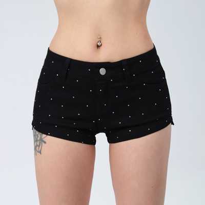 【DB QUEEN原创】MANDALA设计低腰牛仔包臀紧身爵士辣妹牛仔裤