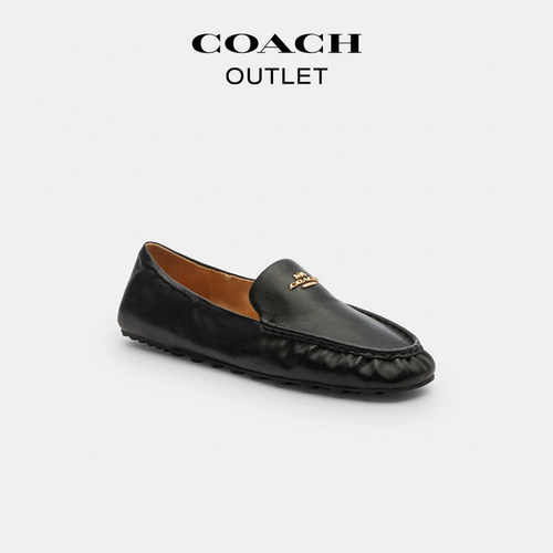 【新品】COACH/蔻驰奥莱女士羊皮革真皮PHOEBE SOFT乐福鞋平底