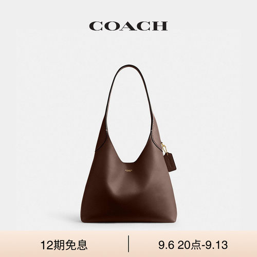 COACH/蔻驰女士牛皮革BROOKLYN 28号单肩包hobo包手提包通勤高级