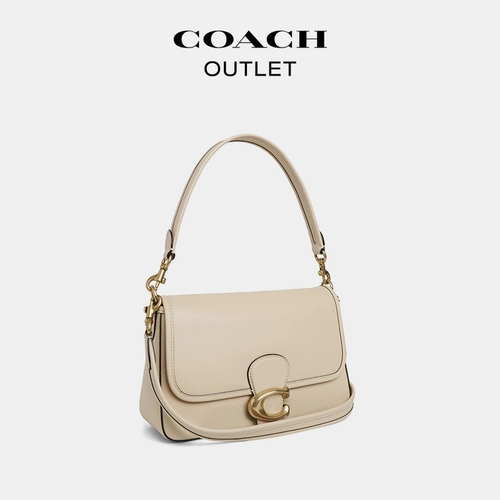 [Китайский подарок на День святого Валентина] Женская сумка COACH/Coach Outlet SOFT TABBY, мягкая сумка на плечо, повседневная сумка подмышками