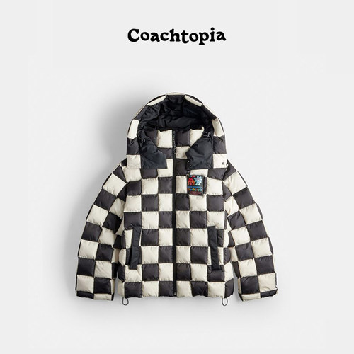 Coachtopia/蔻驰之城格纹绗缝Coachtopia Loop夹克