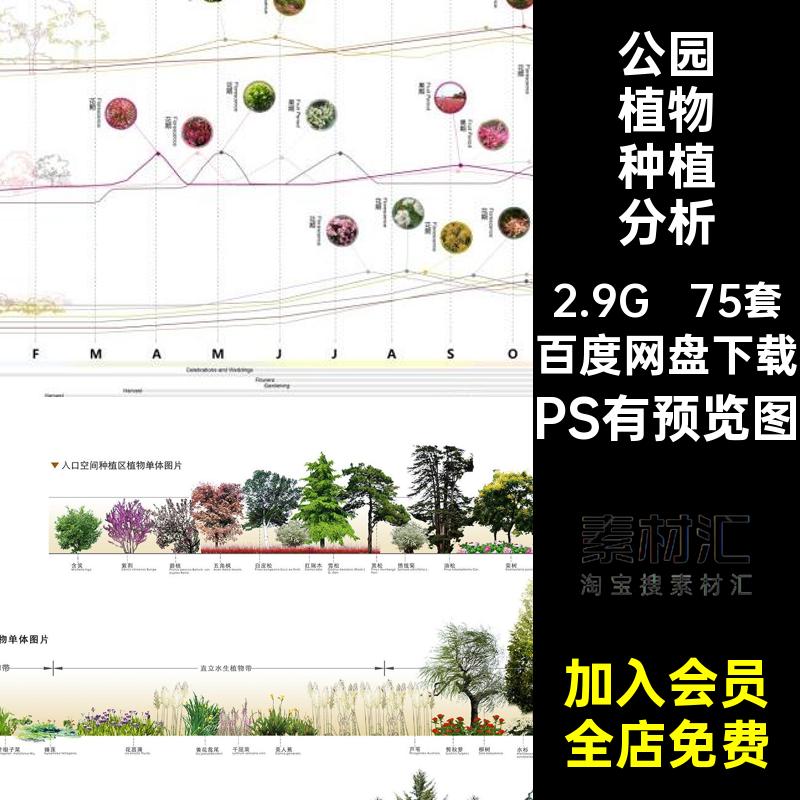 植物配置种植分析自玉兰生态祛腩构杞桂花75套公园太阳花群落山茶