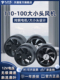 九叶风110 100变径管道抽风机家用卫生间强力排气扇12v小型排风机