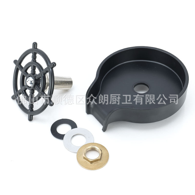 跨境家用商用奶茶咖啡吧台洗杯器喷淋头厨房水槽加装高压洗杯器