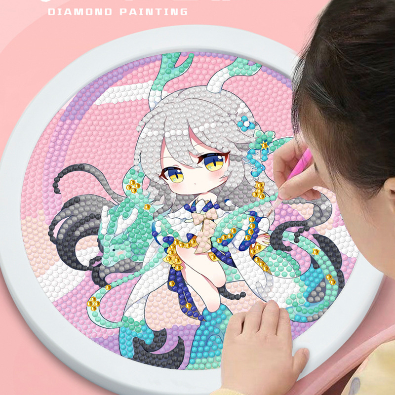 十二生肖2024新款钻石画满钻客厅手工diy儿童钻石贴画工厂