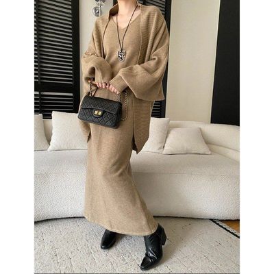 司南都市战袍松弛感纸片人针织