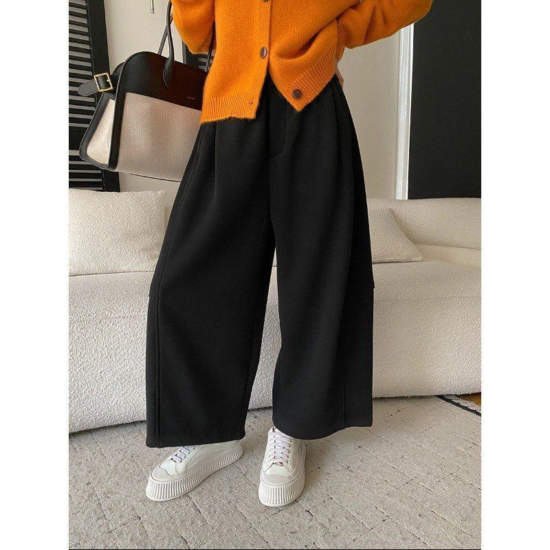 复古松紧高腰司南立裁分割设计