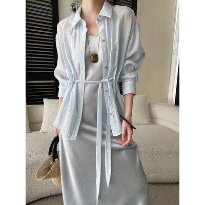 司南温柔氛围醋酸混纺优雅系带