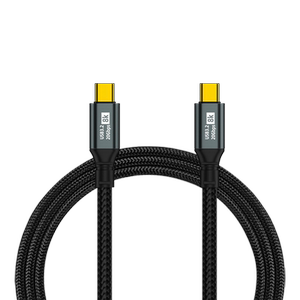 双头TypeC公对公5A快充USB-C数据线PD100W充电USB3.2GEN2视频8K投屏CTOC手机笔记本iPhone15连显示器电视硬盘