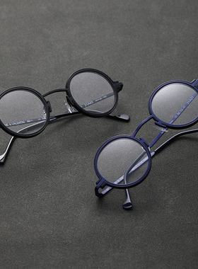 AnneValentin法国手工眼镜M10新款近视复古设计师情侣眼镜框架
