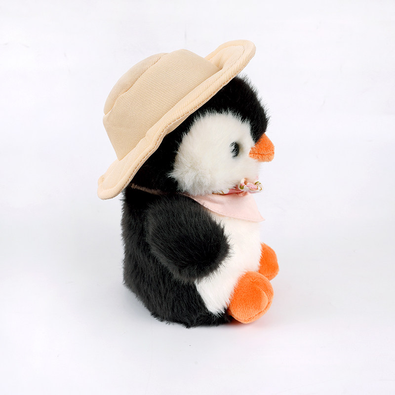 18cm布丁企鹅香薰带帽小号公仔毛绒玩具超萌可爱玩偶生日节日礼物