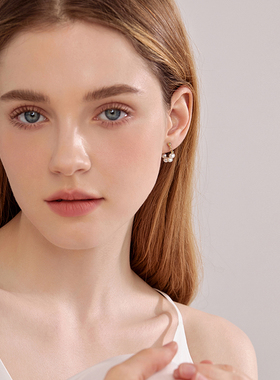 ACC珍珠耳钉女轻奢小众设计耳环999纯银2025年新款爆款高级感耳饰