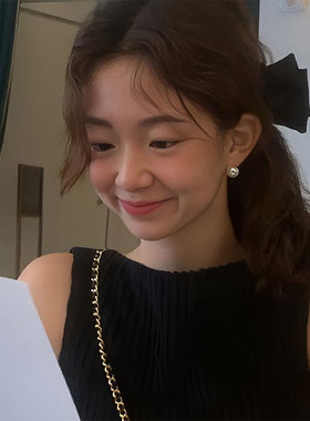 ACC施家珍珠耳钉女999纯银轻奢小众耳饰2025年新款爆款高级感耳环