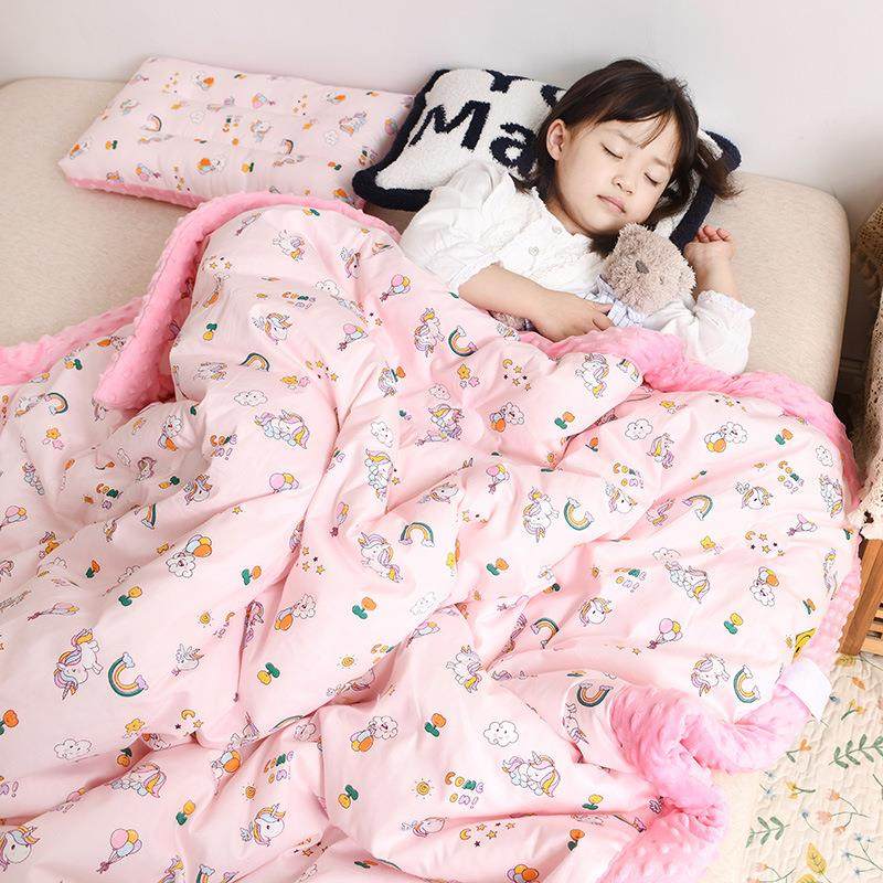 婴儿豆豆被纯棉冬季加厚保暖幼儿园被子宝宝小毛毯儿童午睡小被子,婴童用品,毯子,淘宝优惠券,粉丝福利购,淘宝优惠卷