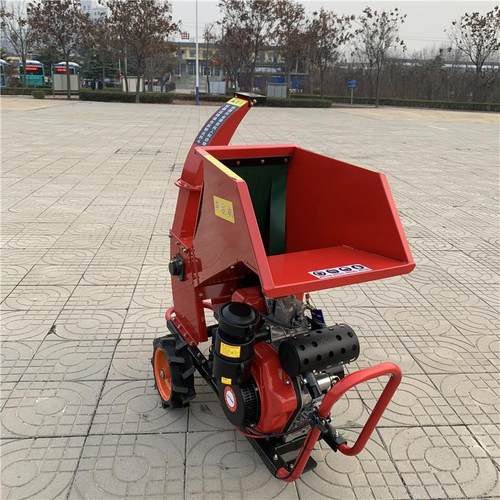 园林树枝粉碎机 果园碎枝机 大马力柴油移动方便秸秆木材粉碎机