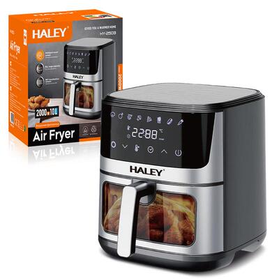 HALEY新款空气炸锅多功能微波炉家用大容量10L电烤箱全自动智能