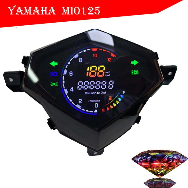 菲律宾热销2024新款YAMAHA MIO I 125 M3摩托车LED彩膜电子仪表