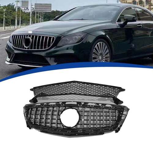 适用于2012-2014款CLSW218真CLS63改装GT竖条款中网