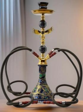 阿拉伯水烟全套烟膏ktv酒吧夜场商用耗材中号大号水烟斗壶shisha