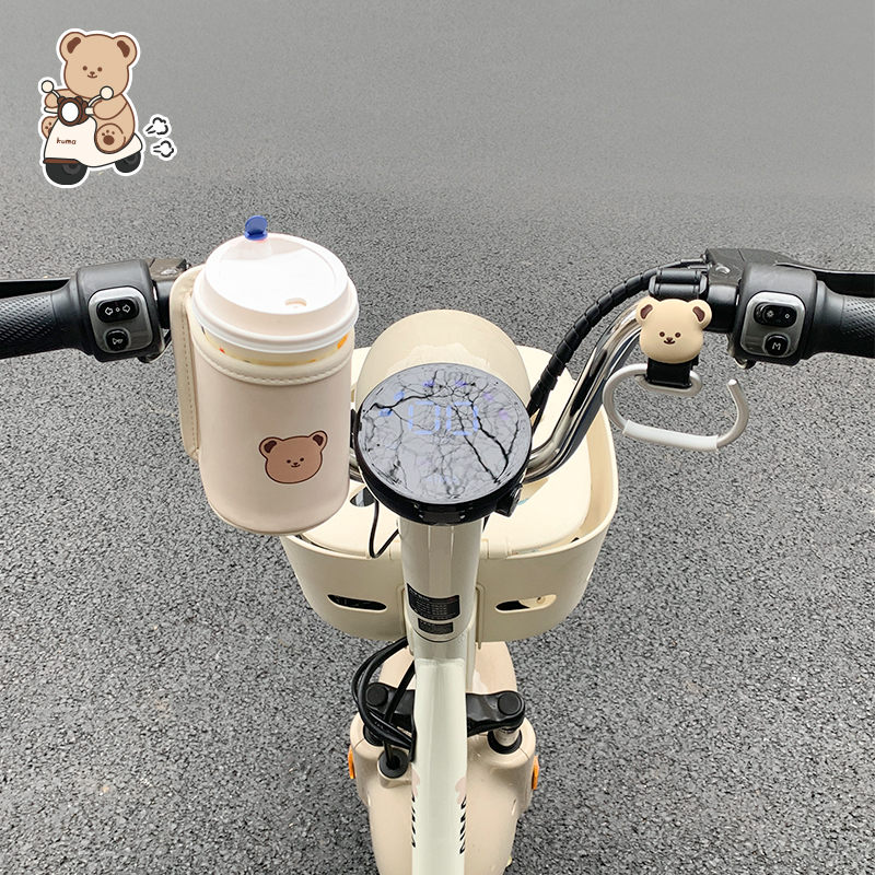 电动车水杯架电瓶车水壶架咖啡奶茶通用万能型自行车婴儿车奶瓶架