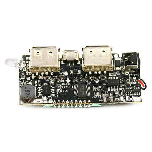 移动电源升压5V 充电宝 18650锂电池双USB电路板数显电源模块板