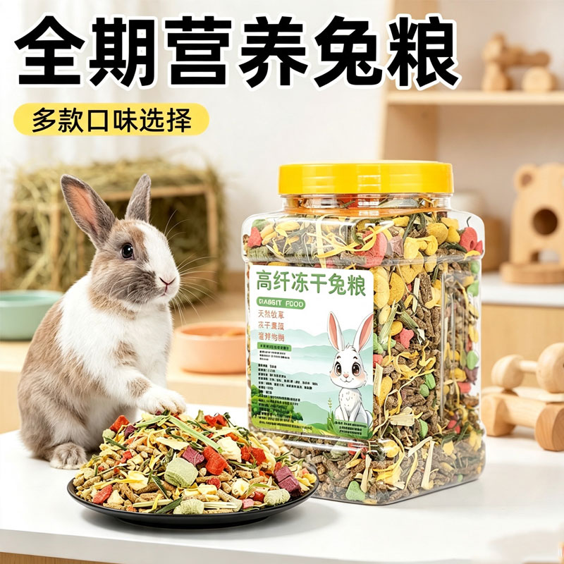 冠之亚全阶段通用营养五谷兔粮图片