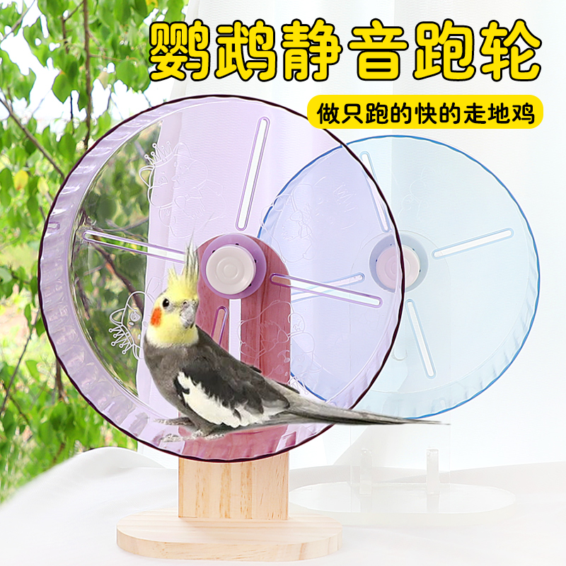 冠之亚鹦鹉跑轮玩具鸟笼