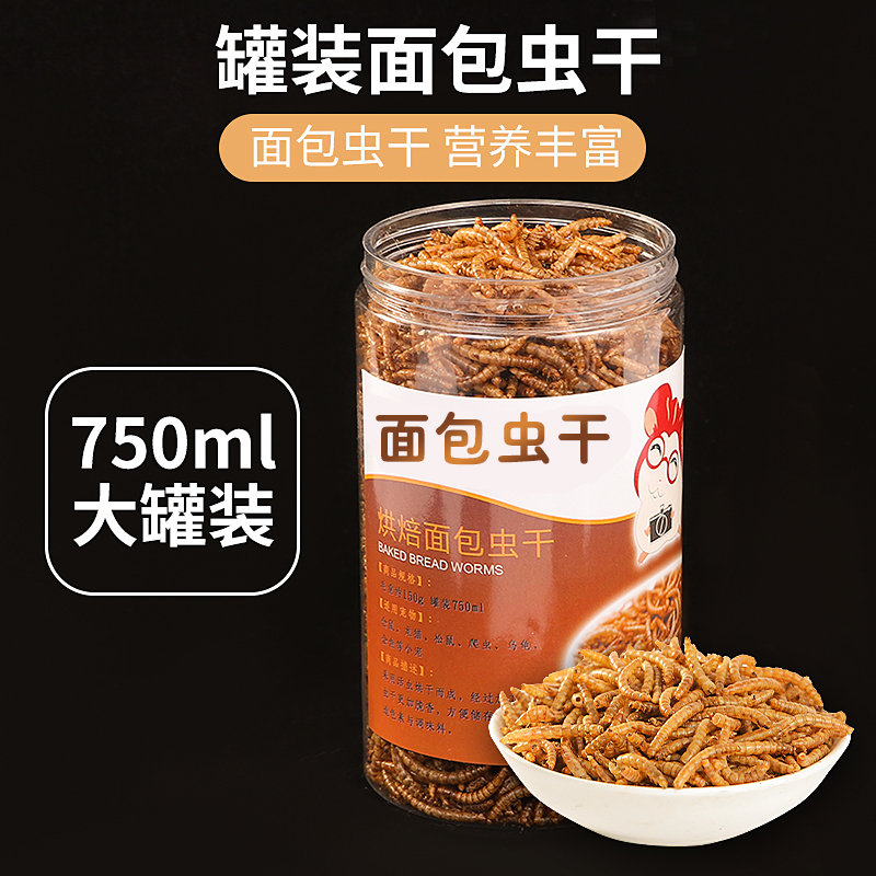 冠之亚罐装面包虫干食物营养蛋白