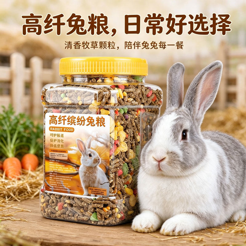 兔粮冻干磨牙营养通用图片