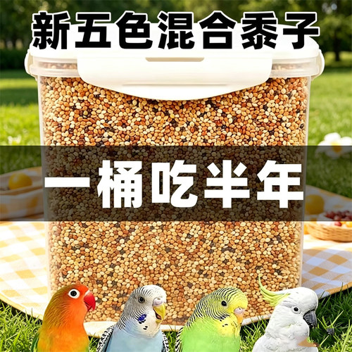 鹦鹉通用五色黍子混合鸟粮