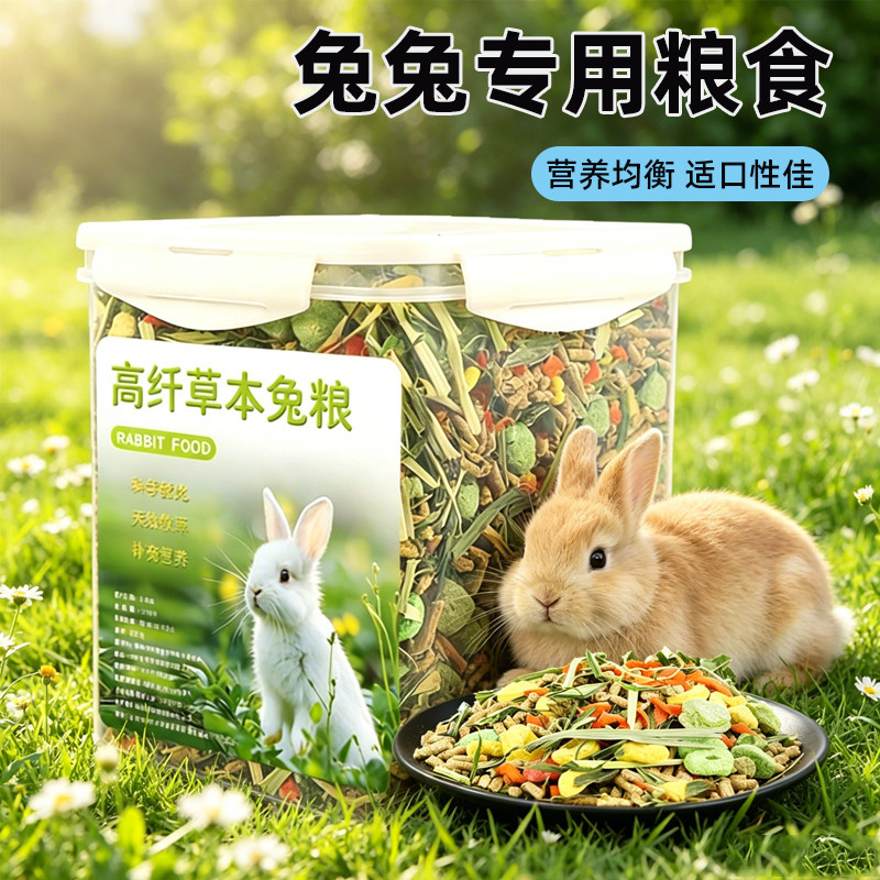 兔粮冻干磨牙营养通用图片