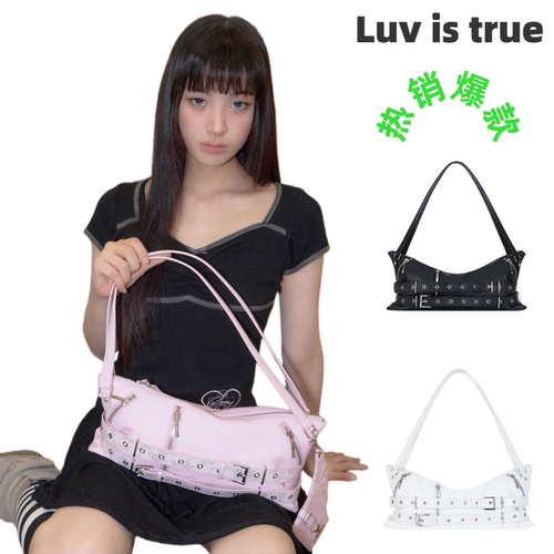 韩国luvistrue美式复古腋下包
