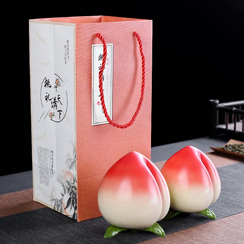 教师节送老师送长辈桃子摆件