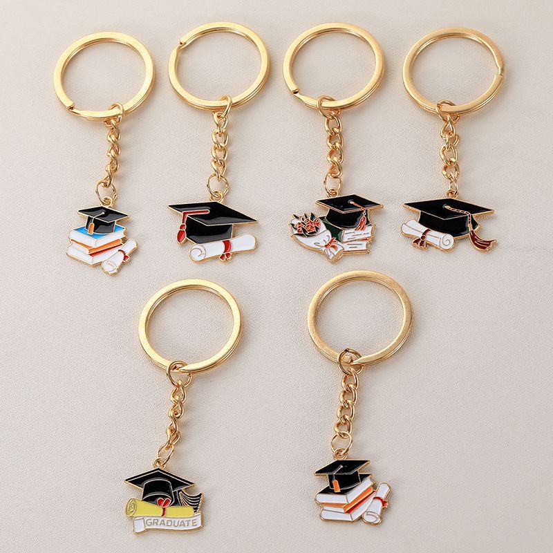 新款钥匙扣金榜题名博士帽高考毕业礼物励志学士学生书包挂件