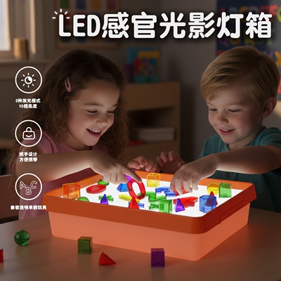 儿童LED感官早教光影灯箱