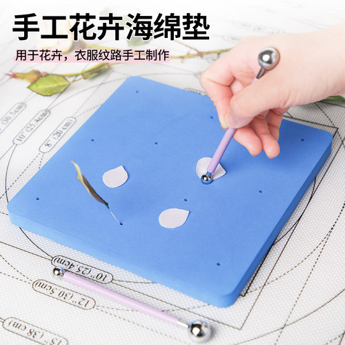 糖糖海绵垫12孔翻蛋糕压花造型