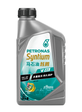 马石油炫腾V01全合成机油SQ 5W-40 1L汽车发动机润滑油