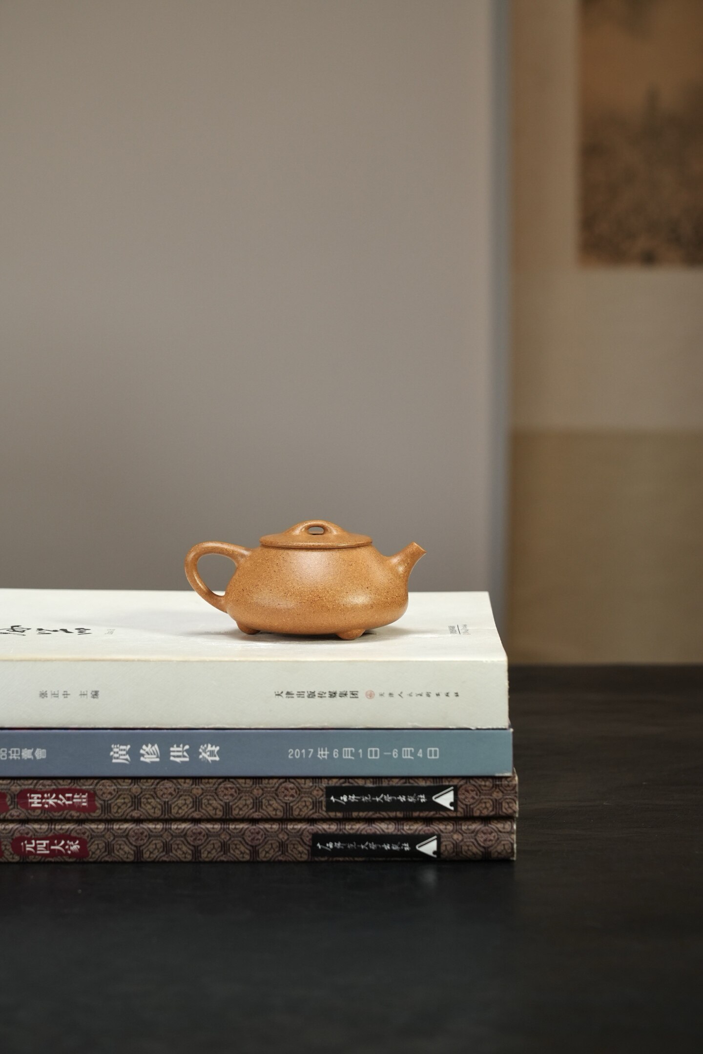 闪购 宜兴紫砂壶黄金段泥小景州茶壶