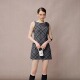 25早春 Diana Vevina 复古格纹背心连衣裙