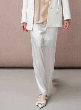 Diana Vevina 25早春 设计师品牌白色醋酸半裙高级感