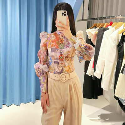 【现货清仓小码】ZIMMERMANN KALEIDOSCOPE星座花衬衫