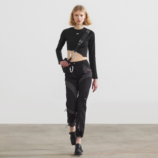 EMIL HELIOT 新款 机能解构拼贴拉链抽绳直筒裤 木兰 长裤 国现