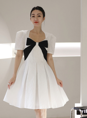 YES BY YESIR叶谦 24夏季新款芭蕾蝴蝶结连衣裙百搭木兰合集