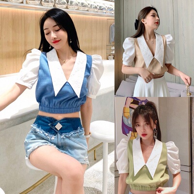 泡泡袖衬衫BasilomeVanty