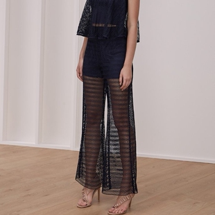 【折】木兰买手店【XSS】Keepsake新款性感透视时尚阔腿裤女