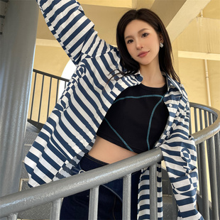 船帆剪影短背心A字船帆拼接牛仔短裙半身裙 设计师deepmoss 折