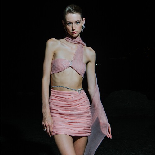 褶皱半裙NanaJacqueline