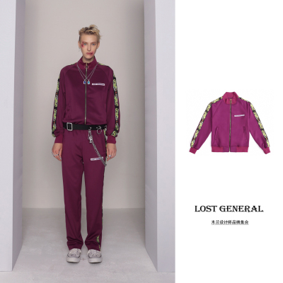 【折M】LOST GENERAL谢霆锋同龙织带图腾夹克飞行服运动外套