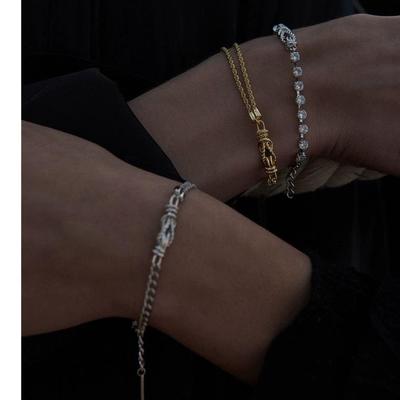 【折5】JuunngleLab洲谷默契绳手链925银镀金