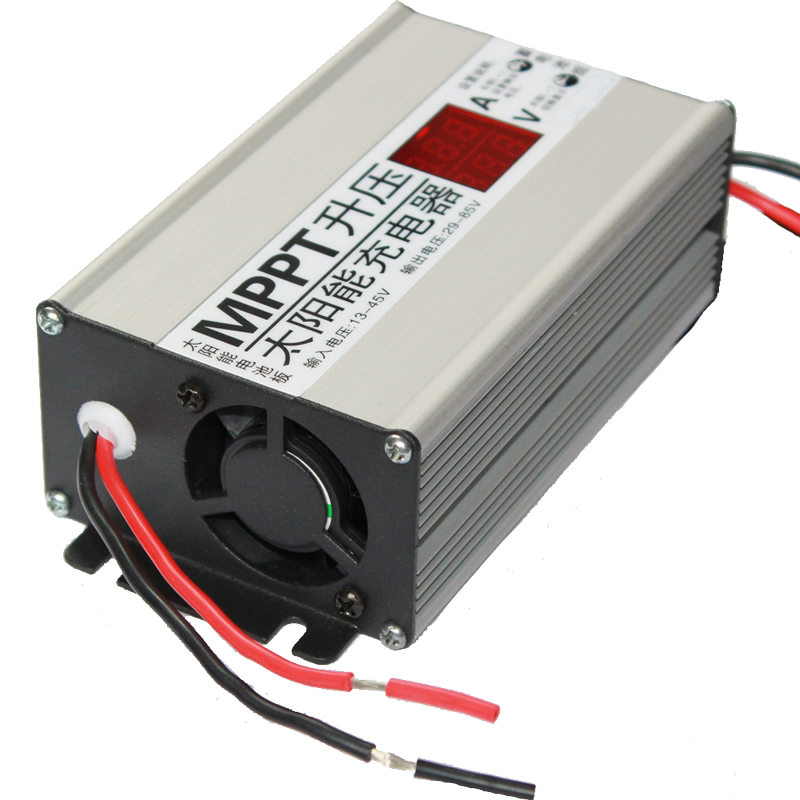蓝牙防水24V48V60V72V升压MPPT太阳能控制器电动车锂电池通用可调